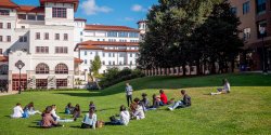 Students on campus