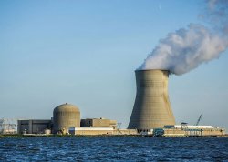 Hope Creek Nuclear Station by the Delaware River