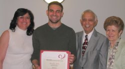 Study abroad award winner Alex Ballas