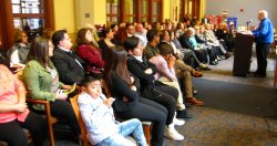 Italian Scholarships and Awards ceremony audience