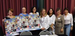 Members of the ITANJ Executive Committee with IHCC annual poster