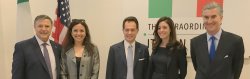 Members of the Italian Consulate
