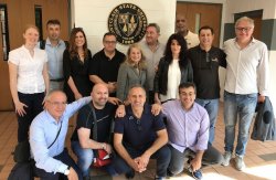 Aquilonia Delagates meet with Montclair Delegates at MSU