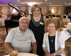 Coccia family enjoying reception