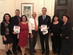 Consul General Genuardi with members of the IHCC Board