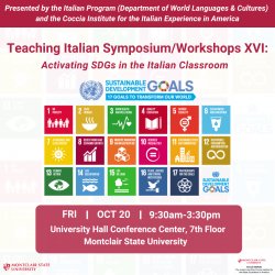Flyer for the Teaching Italian Symposium Workshop