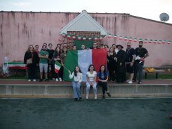 Students participating in the Bocci Ball Tournament