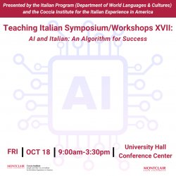 Teaching Italian Workshop flyer