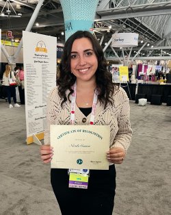 Nicole Genser receives ARTA award