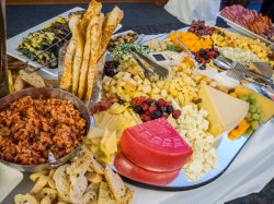 an assortment of foods