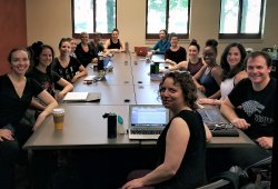 Group photo of MFA Dance June 2019