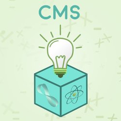 Drawing of cube with a lightbulb over it.