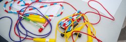 jump ropes on table