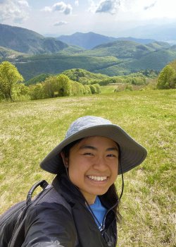 Samantha Yang on hike