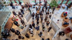 Poster session during the Fall 2023 Casabona Future Scientists competition