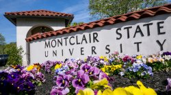 Photo of Montclair State University campus main entrance.