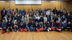 Students at the Welcome Ceremony of the EOF Program.
