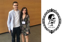 English majors Evan Dekens and Sarah Strum