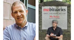 Photo of Jon Greenberg and his new book "Mobituaries"