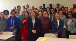Poetry class group photo