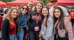 Alumni at homecoming