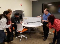 $10,000 big check