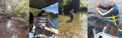 environmental management students doing research