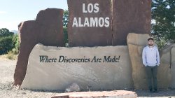 Garrett Nieddu Los Alamos sign