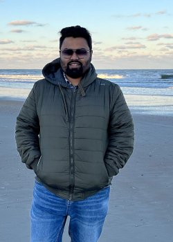 Md Nurul Kadir at the beach