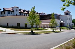 John J Cali School of Music/Chapin Hall from roadway