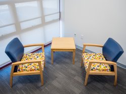 Clinical Services meeting room empty