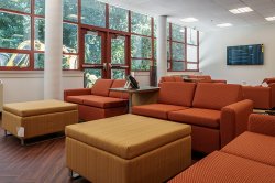 Stone Hall renovated lounge