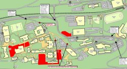 Map for Construction Update for Week of January 21