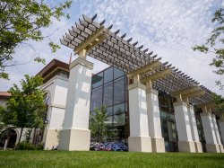 Student Recreation Center exterior pergola