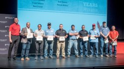 Facilities 5 Service Years Award Honorees