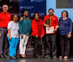 2019 John Dennis Award Recipient Bijo Joseph and friends