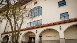 Exterior photo of The Graduate School building.