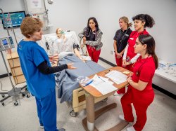 Students in the Nursing (MSN) program at Montclair State