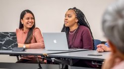 Students in a classroom at Montclair State