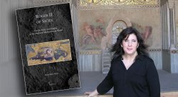 Photo collage of Dawn Hayes and her new book