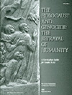 Photo of book cover of The Holocaust and Genocide: The Betrayal of Humanity.
