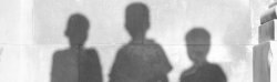 Shadows of kids on wall