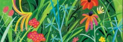 Illustrated page from The Snail with the Right Heart by Maria Popova, artwork by Ping Zhu