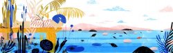 Illustrated page from Aquarium by Cynthia Alonso © 2018 by Chronicle Books