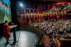 President speaks at Opening Day in Kasser