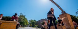 Students on campus