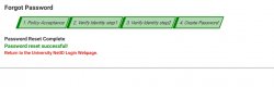 Password reset complete