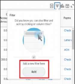 add filter button