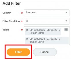 filter button