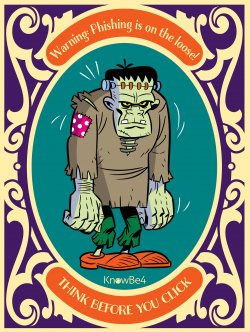 picture with Frankenstein's monster